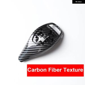BMW LHD RHD リアルセラミック ギアシフト レバー ノブカバー M スポーツ F20 F22 F30 F35 F32 F36 F10 F18 F07 F06 F01 F02 X3 X4 F25 F26 - ABS carbon fiber