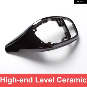 BMW LHD RHD リアルセラミック ギアシフト レバー ノブカバー M スポーツ F20 F22 F30 F35 F32 F36 F10 F18 F07 F06 F01 F02 X3 X4 F25 F26 - High-end Ceramic