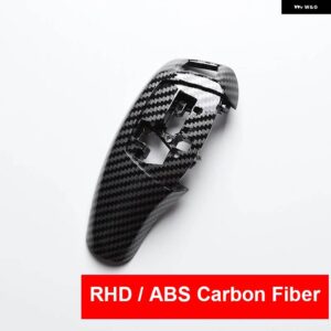 BMW LHD RHD リアルセラミック ギアシフト レバー ノブカバー M スポーツ F20 F22 F30 F35 F32 F36 F10 F18 F07 F06 F01 F02 X3 X4 F25 F26 - RHD-Carbon Fiber