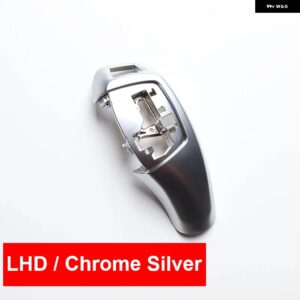 BMW LHD RHD ABS カーボン ギアシフト レバー ノブカバー トリム F20 F22 F30 F35 F32 F36 F10 F18 F07 F06 F01 F02 X3 X4 F25 F26 - LHD Chrome Silver