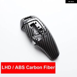 BMW LHD RHD ABS カーボン ギアシフト レバー ノブカバー トリム F20 F22 F30 F35 F32 F36 F10 F18 F07 F06 F01 F02 X3 X4 F25 F26 - LHD ABS Carbon Fiber