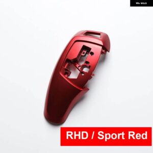 BMW LHD RHD ABS カーボン ギアシフト レバー ノブカバー トリム F20 F22 F30 F35 F32 F36 F10 F18 F07 F06 F01 F02 X3 X4 F25 F26 - RHD Sport Red