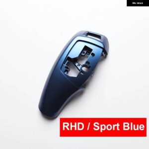 BMW LHD RHD ABS カーボン ギアシフト レバー ノブカバー トリム F20 F22 F30 F35 F32 F36 F10 F18 F07 F06 F01 F02 X3 X4 F25 F26 - RHD Sport Blue