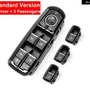 ポルシェ 7PP959855C 7PP959858RDML 7PP959858MDML ウィンドウリフトスイッチ ボタン レギュレータ交換 カイエン - Standard 4pcs