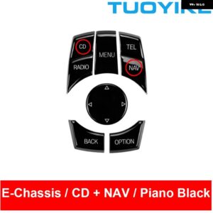 BMW インテリア コンソール CIC I-DRIVE マルチメディア ボタン ピアノ 1 3 5シリーズ X1 E84 X5 X6 E70 E71 E81 E82 E90 E91 E92 E60 E61 - CD N Nav Piano