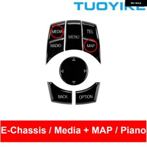 BMW インテリア コンソール CIC I-DRIVE マルチメディア ボタン ピアノ 1 3 5シリーズ X1 E84 X5 X6 E70 E71 E81 E82 E90 E91 E92 E60 E61 - Media N Map Piano
