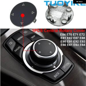 BMW インテリア コンソール CIC I-DRIVE マルチメディア ボタン ピアノ 1 3 5シリーズ X1 E84 X5 X6 E70 E71 E81 E82 E90 E91 E92 E60 E61 - 1xConsole Rotary