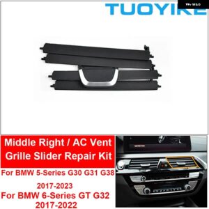 BMW フロント エアコン 中央ミドル AC ベントグリル SILDER アウトレット クリップリペアキット 5 6シリーズ GT G30 G31 G38 G32 - Middle Right Kit