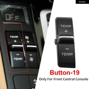 ポルシェ フロント コンソール 空調温度換気量ACキー ボタン キャップ カイエン 7P5パナメーラ970 マカン 95B - Button-19