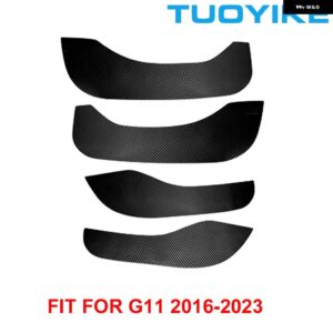 BMW スタイリング ドアアンチキックパッド PVC サイドエッジフィルムプロテクター ステッカー E90 F30 F10 F20 F25 F26 F15 F16 E70 E84 X1 X3 X5 X6 - G11 2016-2024