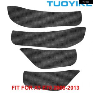 BMW スタイリング ドアアンチキックパッド PVC サイドエッジフィルムプロテクター ステッカー E90 F30 F10 F20 F25 F26 F15 F16 E70 E84 X1 X3 X5 X6 - E70 2007-2013