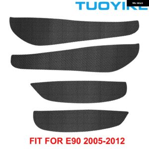 BMW スタイリング ドアアンチキックパッド PVC サイドエッジフィルムプロテクター ステッカー E90 F30 F10 F20 F25 F26 F15 F16 E70 E84 X1 X3 X5 X6 - E90 2005-2012