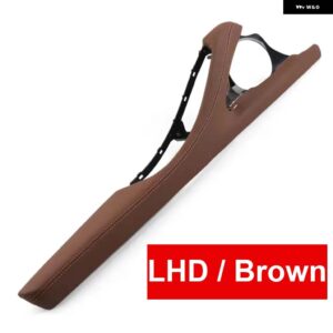 BMW LHD 左手マスタードライバー インテリア ドアハンドル アームレスト アウターレザー交換 サポート フレーム ブラケット 5シリーズ F10 F18 - LHD Brown