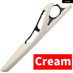 BMW LHD RHD 高級レザードライバーカー インテリア インナードアハンドルプル トリム カバー アームレスト アウター サポート ブラケット 5シリーズ F10 F18 - LHD Cream