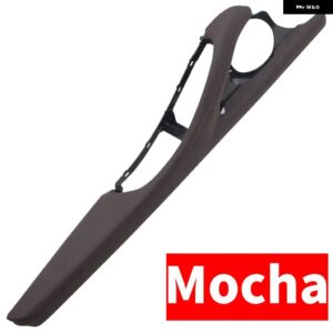 BMW LHD RHD 高級レザードライバーカー インテリア インナードアハンドルプル トリム カバー アームレスト アウター サポート ブラケット 5シリーズ F10 F18 - LHD Mocha