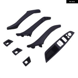 BMW RHD 右ハンドル 車カーボン ABS インテリア インナードアプルハンドル トリム カバー パネル 5シリーズ F10 F11 F18 520 525 - Color