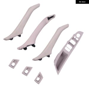 BMW RHD 右ハンドル 車カーボン ABS インテリア インナードアプルハンドル トリム カバー パネル 5シリーズ F10 F11 F18 520 525 - Color