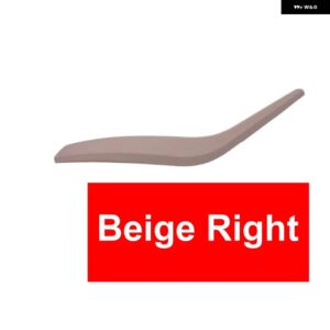 BMW 4個 ブラックフロントリア左/右クローム インテリア ドアハンドルインナープル トリム カバー アームレスト X1 E84 10-2016 - Beige Right