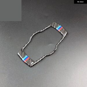 BMW E90 E92 E93 2005-2012 インテリア カーボン ヘッドライト スイッチ ボタン カバー トリム カー スタイリング ステッカー 3シリーズ アクセサリー - With Color