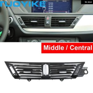 BMW LHD 左ハンドル車 AC エアコン ベントグリル アウトレット フロント右パネル カバー 交換 X1 E84 2010-16 ブラック ABS - LHD RHD Center