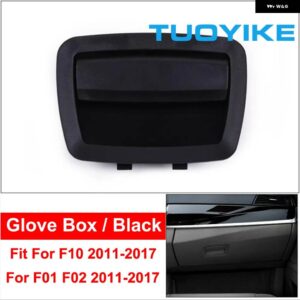 BMW 車内インナーグローブ ボックス 助手席ドアスイッチハンドル 5/7シリーズ F10 F11 F18 F01 F02 サンリーズ 収納 トランク 520 730 - black