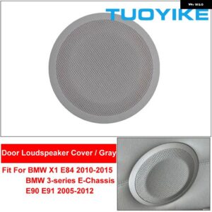 BMW LHD RHD インテリア ドア ホーン スピーカー オーディオ サウンド カバー キャップ 交換用 X5 X6 E70 E71 2007-2013 5シリーズ GT F07 2011-17 - E84 E90 Gray