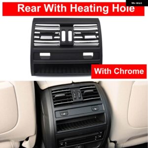 BMW LHD RHD リア風列 AC 空調ベントグリル アウトレット パネル トップ高級 バージョン 5シリーズ F10 F18 528 530 535 - Rear With Heat Holes