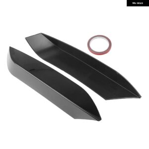BMW F80 M3 F82 F83 M4 2014-2020 専用フロントバンパー サイドエアベントスプリッター トリム インテークフレーム アッパー スポイラー カバー - Glossy Black