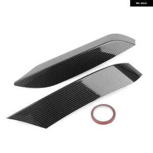 BMW F80 M3 F82 F83 M4 2014-2020 専用フロントバンパー サイドエアベントスプリッター トリム インテークフレーム アッパー スポイラー カバー - Carbon Fiber Look