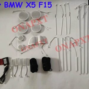 BMW 高度な銀色パネル X5 F15 X6 F16 BO ツイーターミッドレンジ高音 スピーカー カバー ロゴなしドア 装飾 ホーン マウント - X5 F15 style 2