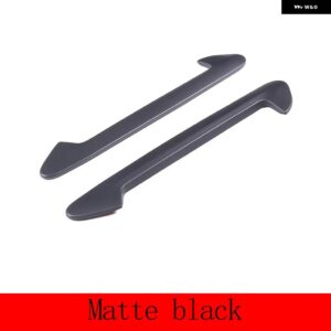 BMW 2個 黒 ABS X3 G01 X4 G02 2018 2019 2020 車 ABS クロームサイドエアフェンダーベント トリム カーアクセサリー - Matte Black