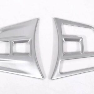 BMW マットクローム インテリア アクセサリー ステアリング ホイール ボタン カバー トリム 3 4シリーズ F30 F34 GT 2014-2017 - Silver