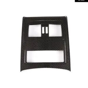 BMW カーボンスタイル ABS E90 3シリーズ 2005-2012 リアエアベントフレーム カバー トリム アクセサリー - carbon fiber