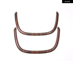 BMW カーボン X1 F48 16-21 ABS クローム リア バック ネット フレーム カバー トリム 2シリーズ 218I F45 F46 X2 F47 18-21 - Pine Wood Grain