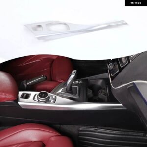 BMW 1シリーズ F20 F21 116I 118I 12-18 2シリーズ F22 F23 ABS カーボンマルチメディアパネル 装飾 ステッカー カーアクセサリー - Style B Silver