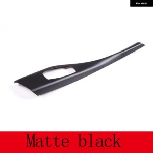 BMW 1シリーズ F20 F21 116I 118I 12-18 2シリーズ F22 F23 ABS カーボンマルチメディアパネル 装飾 ステッカー カーアクセサリー - Style A Matte black