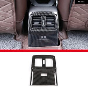 BMW X1 F48 X2 F47 2016-21 ABS カーボン車後列 エアコン エア アウトレット フレーム 装飾 ステッカー カーアクセサリー - C-Carbon fiber