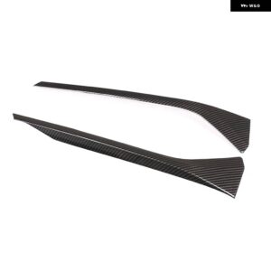 BMW 2個 X1 F48 2020-2021 ABS クロームフロント フォグランプ ストリップ トリム カーアクセサリー - Carbon Fiber