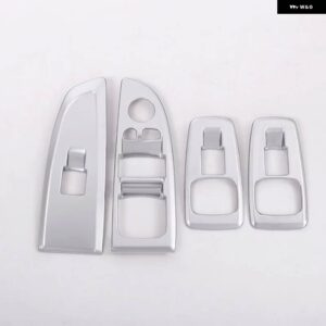 BMW 7シリーズ G11 G12 730LI 740LI 2016-2017 カーアクセサリー ABS カーボンウィンドウリフトスイッチ ボタン フレーム カバー トリム - Silver
