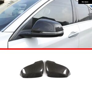 BMW X1 F48 2016-2019 ABS カーボン バックミラー カバー トリム 2シリーズ F45 F46 グラン アクティブ ツアラー 2015-2023 - Carbon Fiber