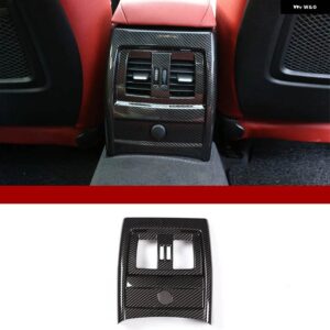 BMW 3 4シリーズ 3GT F30 F31 F32 F34 F36 ABS アームレスト ボックス リア空調エア アウトレット フレーム カバー トリム カーアクセサリー - Style B carbon fiber