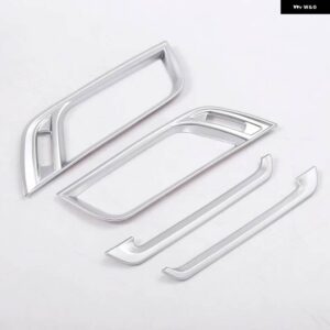 BMW カーボン X1 F48 2016-2021 車 ABS プラスチック クロームサイド エアコン ベントカバー トリム X2 F47 2018-2021 - Silver