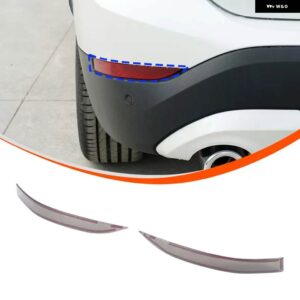 BMW X1 F48 2016-2022 ABS ブラックリア フォグライト 高ブレーキライト 装飾 カバー ステッカー 車 外装 アクセサリー - Style B