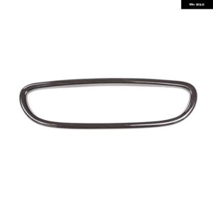 BMW ABS クローム インテリア バックミラー フレーム カバー トリム カーアクセサリー X1 F48 2016-2019 2シリーズ F45 F46 2015-2019 - Black Wood Grain