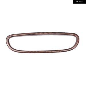 BMW ABS クローム インテリア バックミラー フレーム カバー トリム カーアクセサリー X1 F48 2016-2019 2シリーズ F45 F46 2015-2019 - Pine Wood Grain