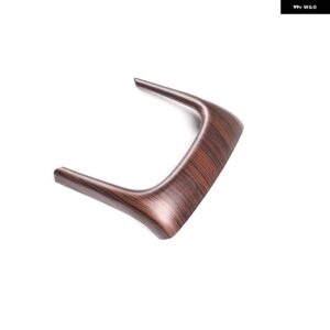 BMW 4色 ABS プラスチック アームレスト ボックス U 字型フレーム カバー トリム X1 F48 2016-2020 カーアクセサリー - Pine Wood Grain