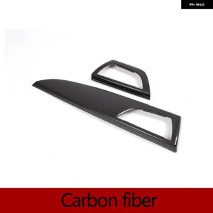 BMW ABS カーボン F20 F21 F22 F23 2012-2017 ダッシュボード サイド空調エア アウトレット パネル トリム アクセサリー - carbon fiber