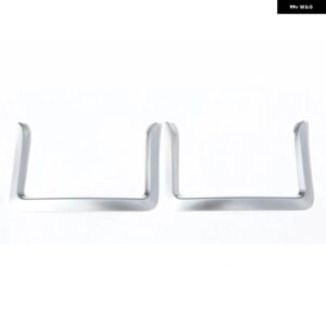 BMW 2個 ABS クローム インテリア アクセサリーシートバッグネットフレーム トリム 3 4シリーズ GT F30 F34 320LI 2012-2017 カー スタイリング - Silver