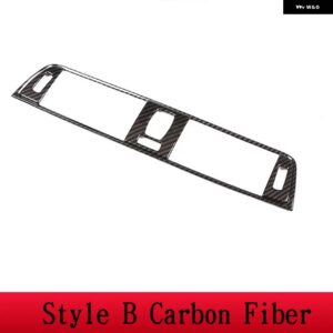 BMW カーボンスタイル 3シリーズ F30 2013-2018 ABS プラスチック エアコン ベントフレーム トリム アクセサリー - Style B carbon fiber