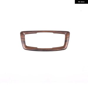 BMW X1 F48 2016-2018 ABS マットクローム ヘッドライト ヘッドライト スイッチ ボタン カバー トリム カーアクセサリー X2 F47 2018 - Pine wood grain
